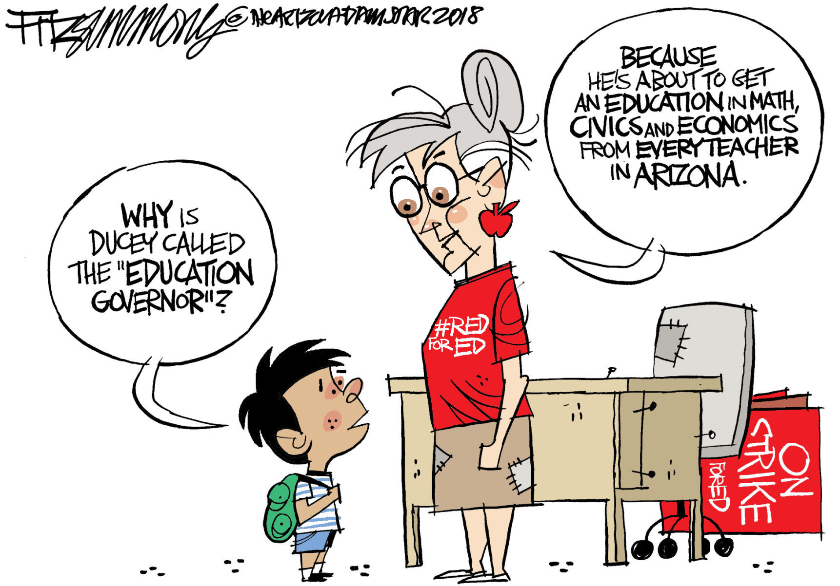 Fitz Cartoon: Education